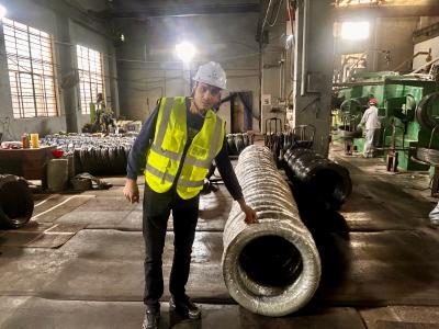 ลูกค้าชาวโมร็อกโกดำเนินการ-ตรวจสอบไซต์ที่ Aotian Steel ซึ่งเป็นพยานถึงความสาม...